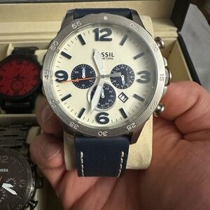 nate chronograph stainless steel watch